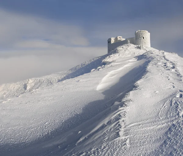 Observatorium in Bergen in de winter — Stockfoto