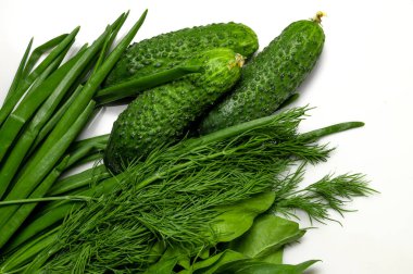 Sağlıklı gıda ürünlerinin teslimatı ya da alımı. Yeşil yemek, sebze, meyve, bitki. Yiyecek konsepti