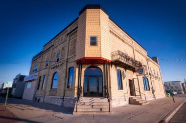 Early morning at the historic Waverly Inn, built in 1892, at Two Rivers, Wisconsin.