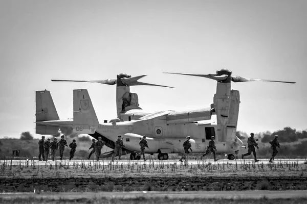 Osprey Participa Demostración Fuerza Tarea Aire Tierra Marina Magtf Espectáculo — Foto de Stock