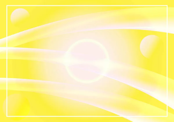 Resumen Fondo Amarillo Fluido Gradiente Moderno Ilustración Vectorial Luz — Vector de stock