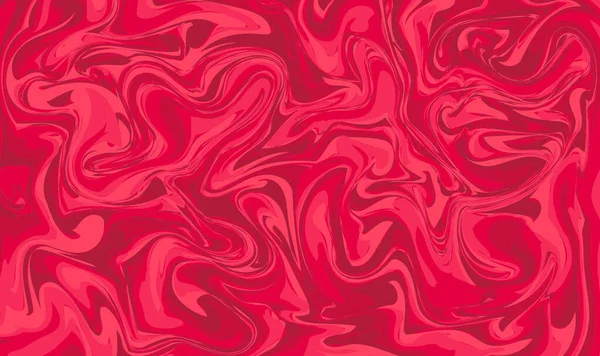 Abstrakte Farbe Flüssiger Marmor Hintergrund Valentinstag Thema — Stockvektor