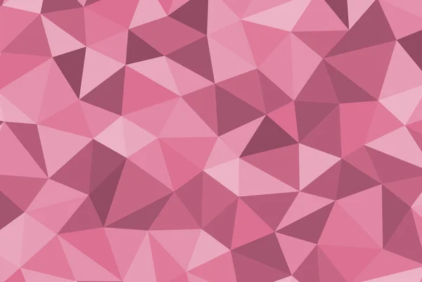 Анотація Геометричного Низького Полістилю Векторні Ілюстрації Графічного Фону Рожевий Колір Ліцензійні Стокові Вектори