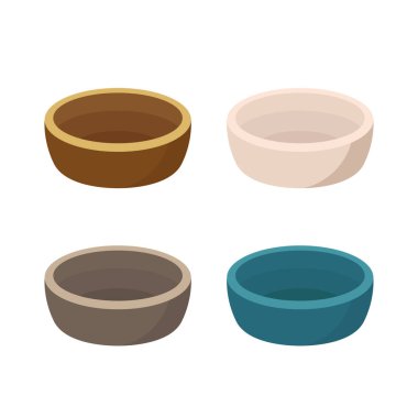 Beyaz arka planda bovling. kase vektörü.