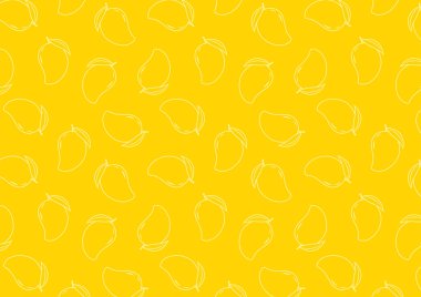 Mango desenli duvar kağıdı. Mango sembolü vektörü.