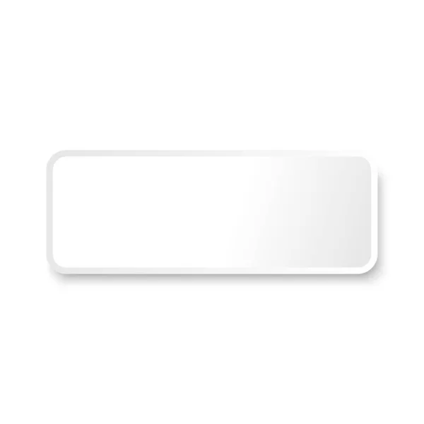 Квадратный Вектор Бумаги Пустая Белая Бумажная Тарелка Векторная Квадратная Пластина — стоковый вектор