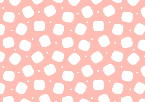 Marshmallow Tapete Hintergrund Eibisch Vektor — Stockvektor