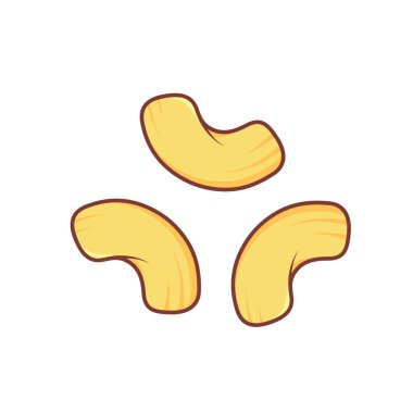 Makarna vektörü. Makarna eriştesi. Beyaz arka planda makarna.