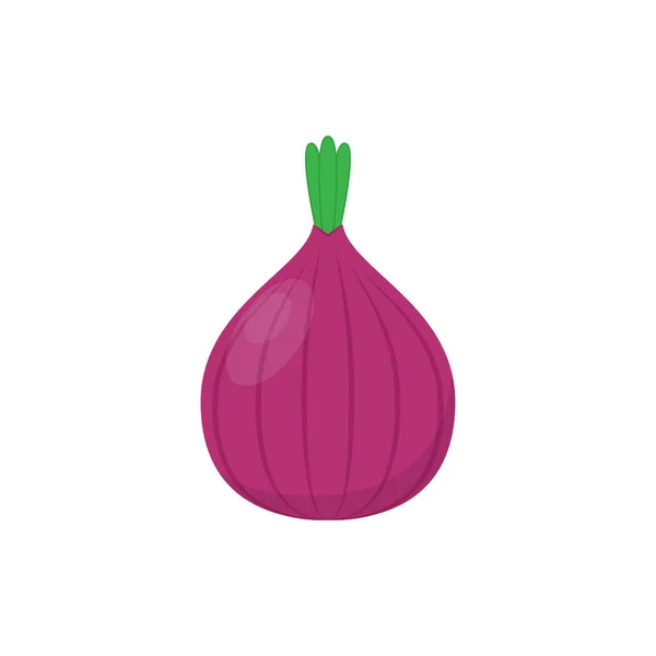Onion Cartoon Vector Symbol Onion Icon Vector — Stock Vector