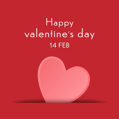 Sevgililer Günü konsepti geçmişi. Vektör çizimi. Sevimli aşk afişi ya da tebrik kartı.