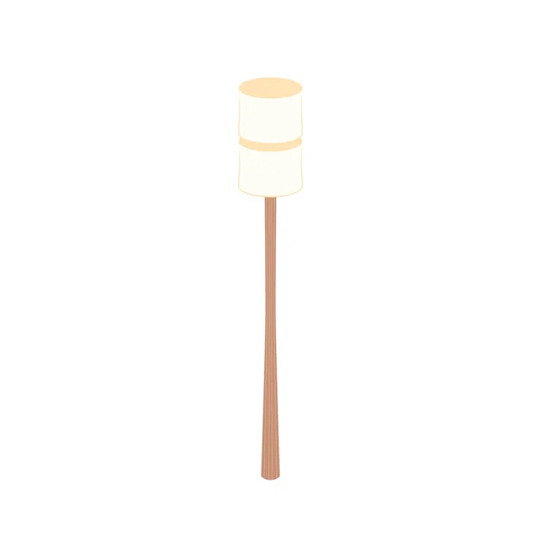 Marshmallow Stick Marshmallow Logo Design White Marshmallow Icon — Stock Vector
