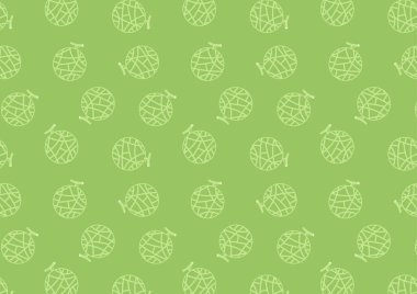 Kavun simgesi vektörü. Kavun desenli duvar kağıdı. Boşluğu kopyala.