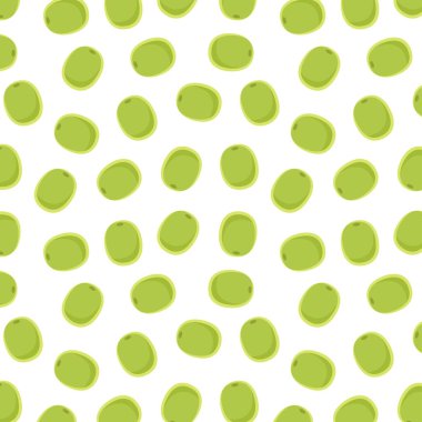 Zeytin desenli duvar kağıdı. Metin için boş alan. kopyalama alanı. Beyaz arkaplanda zeytin.