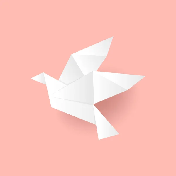 Vetor Papel Brid Origami Vetor Brid —  Vetores de Stock