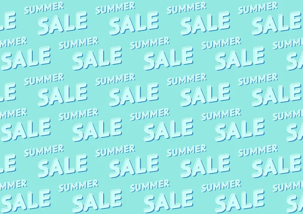 Sommersonderverkauf Sommer Sale Muster Tapete — Stockvektor