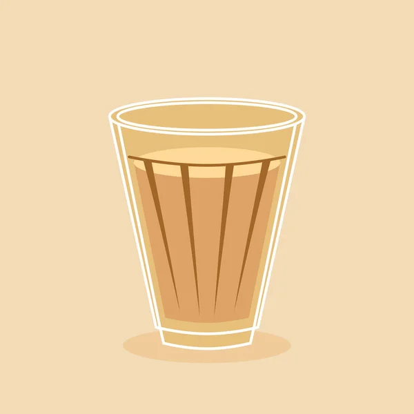 Indian Drink Vector Indian Chai Icon Chai Indian Drink — Stock Vector