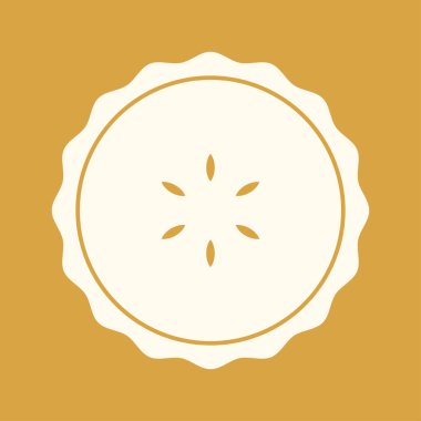 Turta ikonu vektörü. Turta logosu tasarımı.