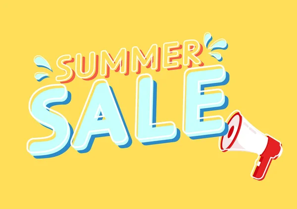 Ειδική Ετικέτα Summer Sale Καλοκαιρινό Σχέδιο Πόστερ — Διανυσματικό Αρχείο