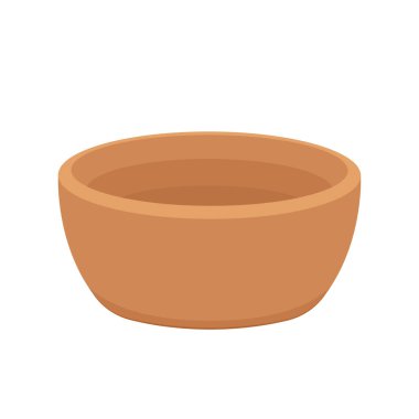 Kahverengi kâse. Beyaz arka planda bovling. kase vektörü.