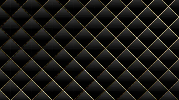 Lüks kare desenli duvar kağıdı. Siyah kare desen arkaplanı.