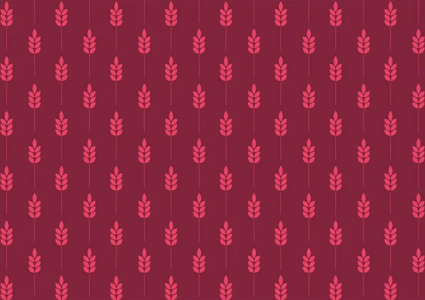 Пшеничный Узор Обои Символ Овса Свободное Место Текста Рисовый Знак — стоковый вектор