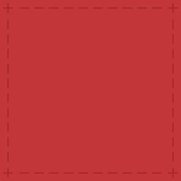 Следы Шитья Красном Фоне Шитье Отметины Узор Обои Красный Клетчатый — стоковый вектор