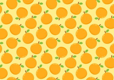 Turuncu desenli arka plan. Turuncu çizgi film vektörü.