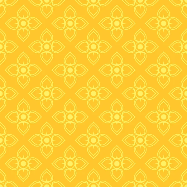 Tayland çiçek desenli arka plan. Tayland halk sanatı deseni - çiçek şekli.