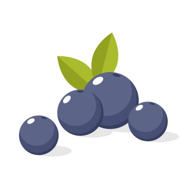 Yabanmersini vektörü. Beyaz arka planda yabanmersini. Sembol. logo tasarımı.