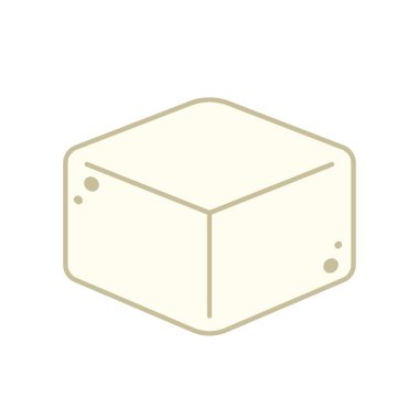Tofu vektörü. Duvar kağıdı. Metin için boş alan.