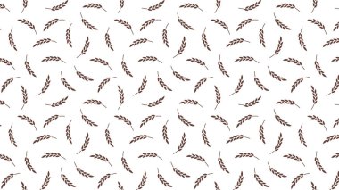 Yulaf desenli duvar kağıdı. Yulaf sembolü. Metin için boş alan. Pirinç işareti. Pirinç desenli duvar kağıdı.