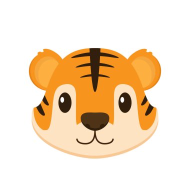 Kaplan çizgi filmi. Kaplan karakter tasarımı.