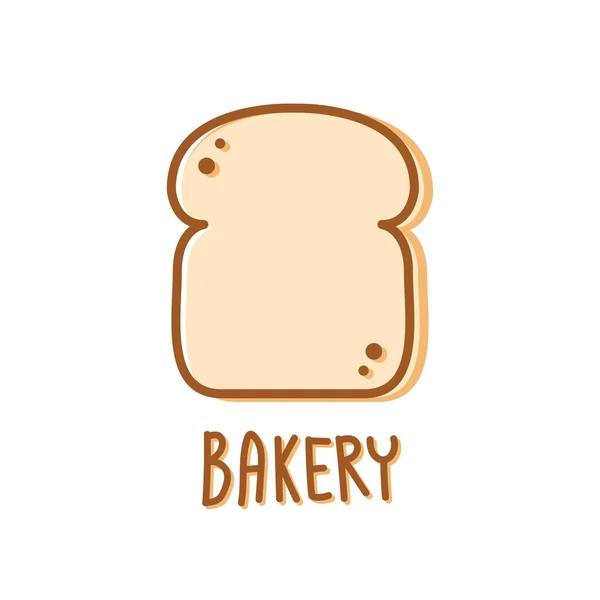 Bäckerei Logo Design Freiraum Für Text Design Des Brotlogos — Stockvektor