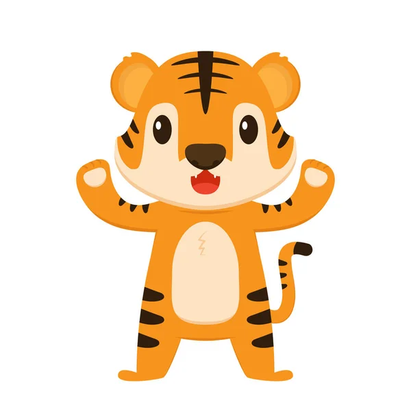 Σκίτσα Τίγρης Σχεδιασμός Χαρακτήρων Τίγρης — Διανυσματικό Αρχείο