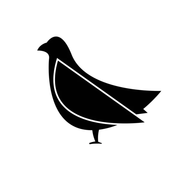 Bird Logo Plantilla Vector Diseño Abstracto Icono Del Concepto Flying — Archivo Imágenes Vectoriales