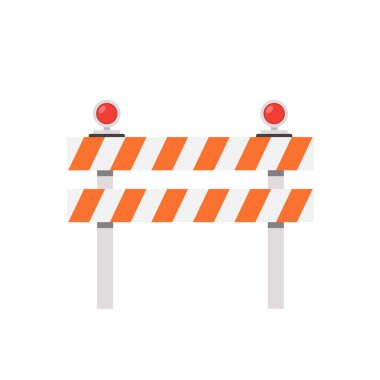 Çit ışığı yapı ikonu. Beyaz arkaplanda ışık vektörü.