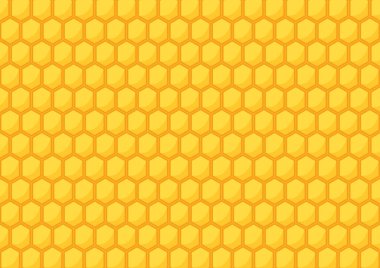 Bal peteği desenli vektör. Metin için boş alan. Duvar kağıdı. arkaplan.