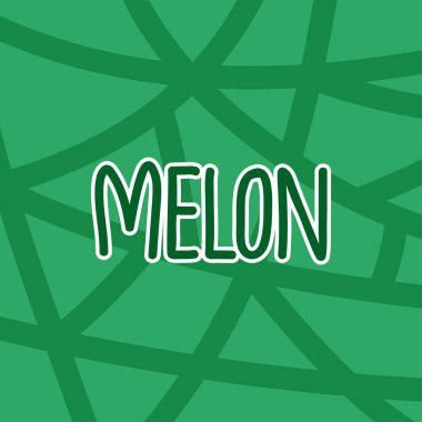 Kavun dokusu arka planı. Kavun posteri.