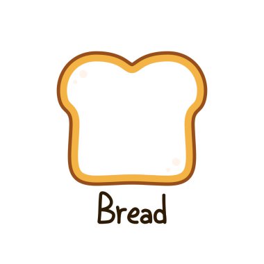 Tost logosu. Ekmek vektörü. ekmek sembolü. Duvar kağıdı. Metin için boş alan. ekmek logosu tasarımı.