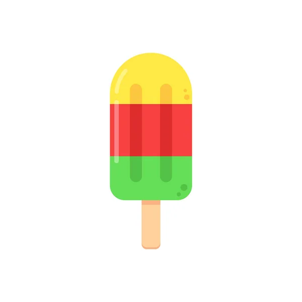 Ice Pop Cartoon Vector Ice Pop White Background — Stock Vector