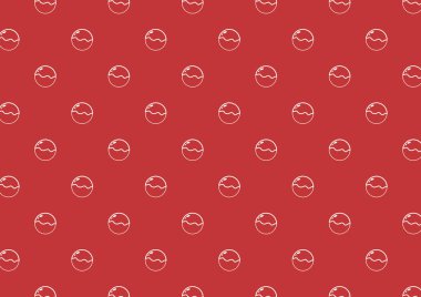 Karidesli hamur köftesi desenli duvar kağıdı. Karidesli börek Çin yemeğidir. Çin yemeği ikonu.