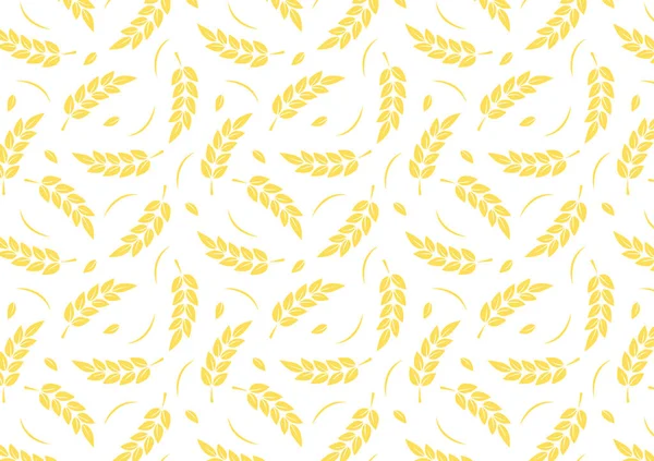 Ταπετσαρία Σιτάρι Σύμβολο Βρώμης Ελεύθερος Χώρος Για Κείμενο Ρύζι Ταπετσαρία — Διανυσματικό Αρχείο