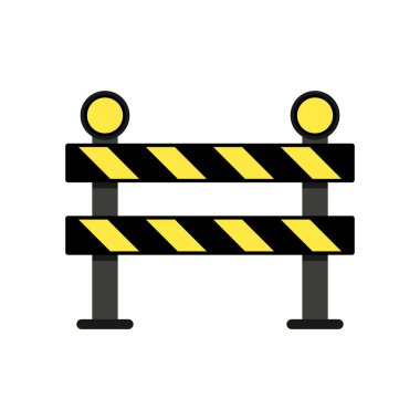 Çit ışığı yapı ikonu. Beyaz arkaplanda ışık vektörü.