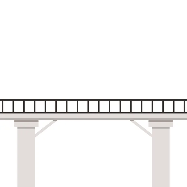 桥向量 铁路列车矢量 复制空间 — 图库矢量图片