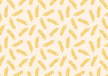 Buğday desenli duvar kağıdı. Yulaf sembolü. Metin için boş alan. Pirinç işareti. Pirinç desenli duvar kağıdı.