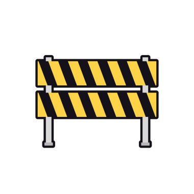 Çit ışığı yapı ikonu. Beyaz arkaplanda ışık vektörü.