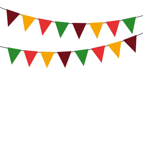 Party Background Flags Vector Illustration Eps Party Flags — Archivo Imágenes Vectoriales