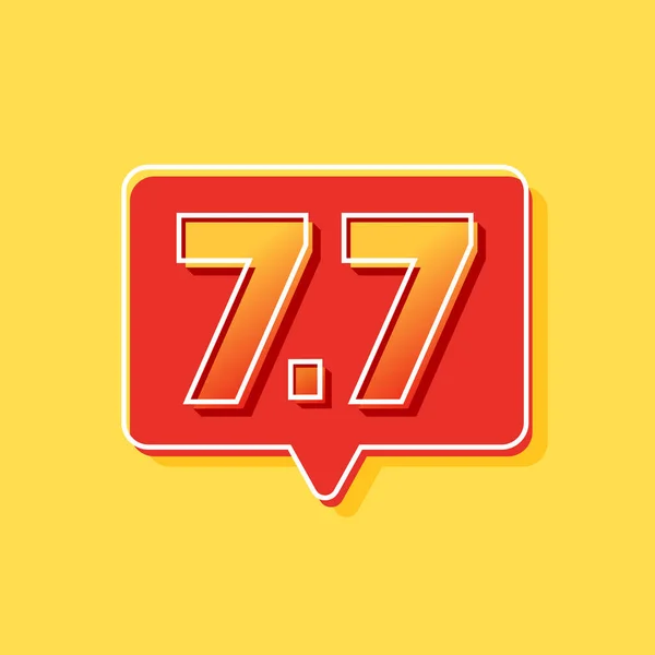 Логотип Продажу Плакат Інтернет Шаблон Суперпродажів Червоному Тлі Дизайн Банерів — стоковий вектор