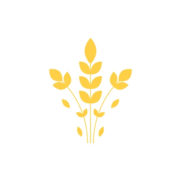 Symbol Rýže Vektor Symbolů Pšenice Tapety Návrh Loga — Stockový vektor
