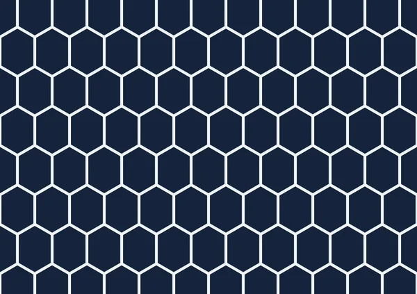 Luxury Pattern Hexagon Pattern Blue Colour Polygon Uses White Background — Stockvektor